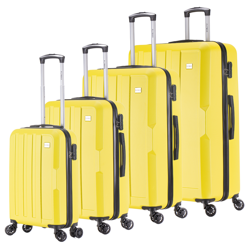 Flymax New York Fort 4-Piece Luggage Set– Travel Smart with Elegance