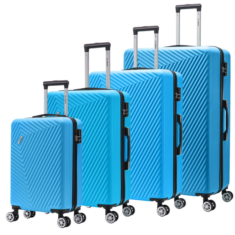 Flymax Mumbai Fortress 4-Piece Luggage Set - Lightweight & Stylish