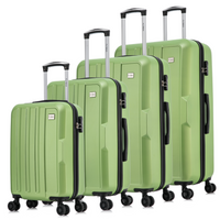 Flymax New York Fort 4-Piece Luggage Set– Travel Smart with Elegance