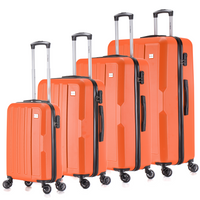 Flymax New York Fort 4-Piece Luggage Set– Travel Smart with Elegance