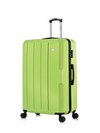 Flymax Green Hardshell Suitcase 29-Inch with 3-Digit Lock and Spinner Wheels