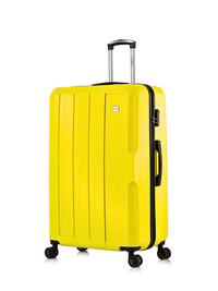 Flymax Yellow Hardshell Suitcase 25-Inch, Perfect for Medium Trips