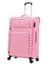 FLYMAX 24" Medium Suitcase 4 Wheel Lightweight Expandable Luggage 69L 2.95KG