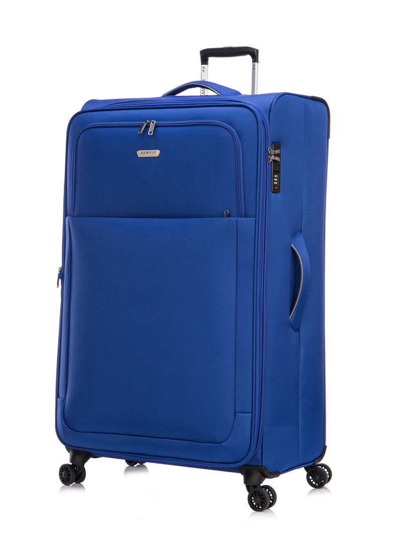 FLYMAX 24" Medium Suitcase 4 Wheel Lightweight Expandable Luggage 69L 2.95KG