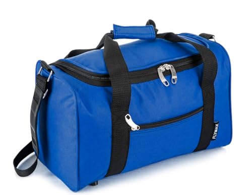 Blue air hand luggage and handbag online