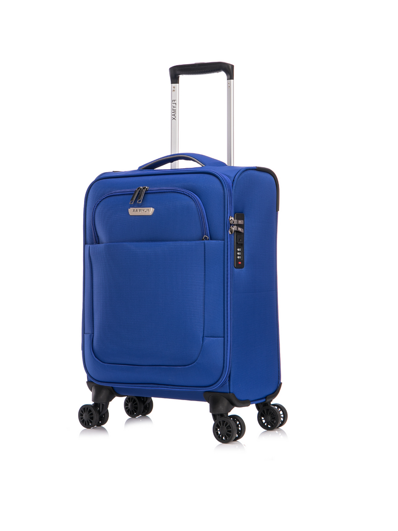 FLYMAX Cabin Carry on Flight Bag Approved Hand Luggage Case Hold Suitcase 55x35x20 Fits Ryanair Easyjet Jet 2 56x45x25