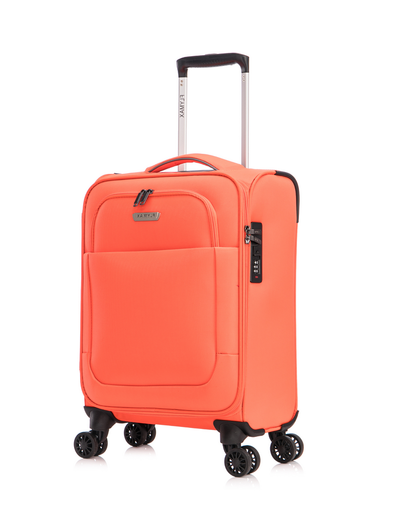 FLYMAX Cabin Carry on Flight Bag Approved Hand Luggage Case Hold Suitcase 55x35x20 Fits Ryanair Easyjet Jet 2 56x45x25