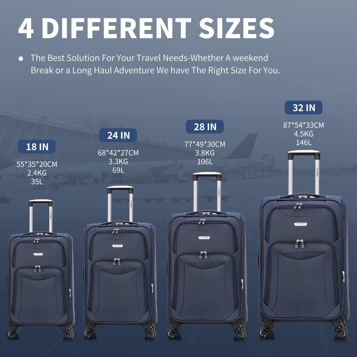 32 lightweight suitcase online