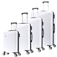 Flymax Mumbai Fortress 4-Piece Luggage Set - Lightweight & Stylish