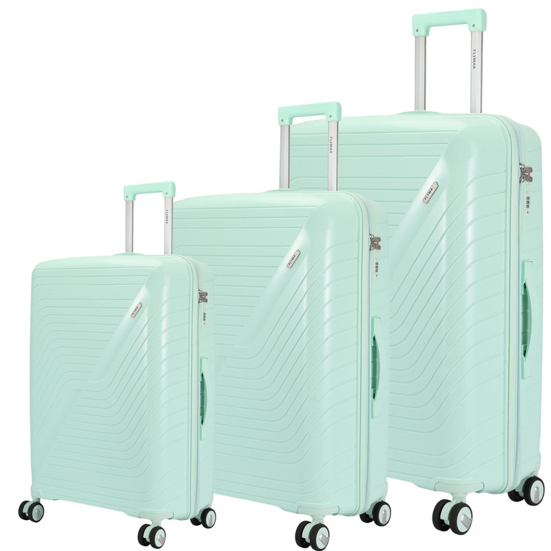 Flymax Dubai Volt 3-Piece Luggage Set – Lightweight, Durable, and Stylish Travel Companion