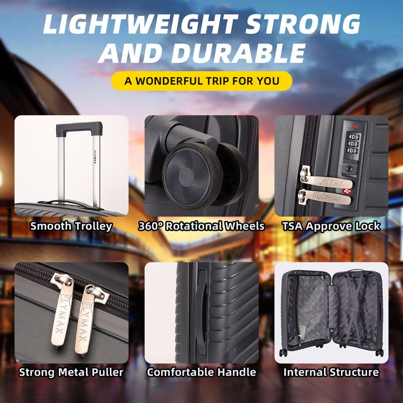 Premium Lightweight Suitcase different features 