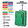 Flymax Sao Paulo Glide 55x40x20cm Cabin Suitcase - Approved for Ryanair, EasyJet, Air France & More