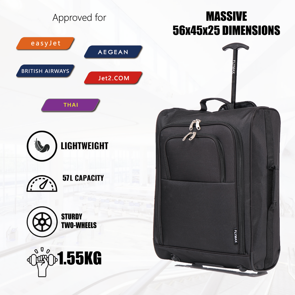 Easyjet 56x45x25cm Cabin Bag Hand Luggage Flight Bag Case Jet 2 BA ...