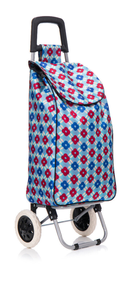 Flower Edition – Lightweight, Foldable & Stylish Shopping Trolley