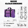 45x36x20 EasyJet Cabin Bag Carry On Hand Luggage Flight Bag Small Underseat Luggage Lightweight Travel Bag Duffle Holdall